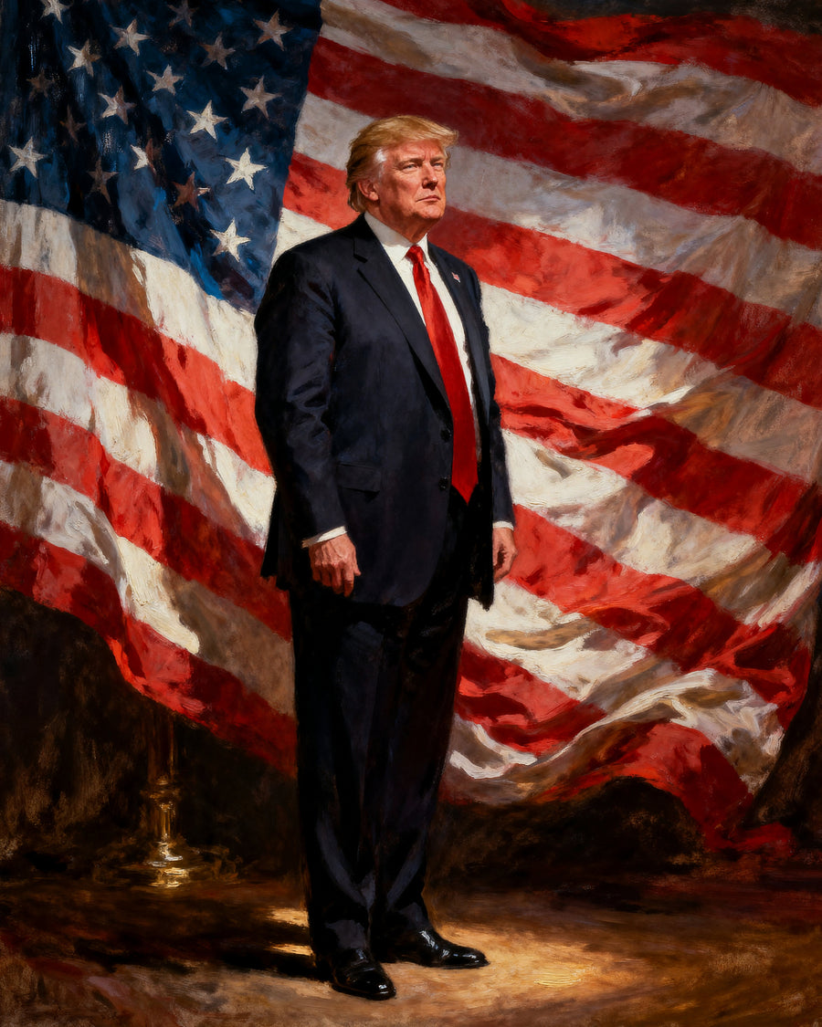 Under the American Flag